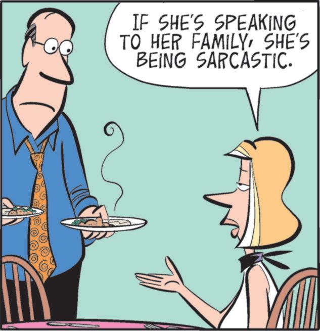 Animation OCR: IF SHE'S SPEAKING TO HER FAMILYSHE'S BEING SARCASTIC. IF SHE'S SPEAKING TO HER FAMILYSHE'S BEING SARCASTIC .