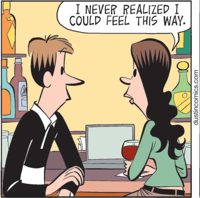 Comics OCR: I NEVER REALIZED I COULD FEEL THIS WAY. dustincomics.com I NEVER REALIZED I COULD FEEL THIS WAY . dustincomics.com