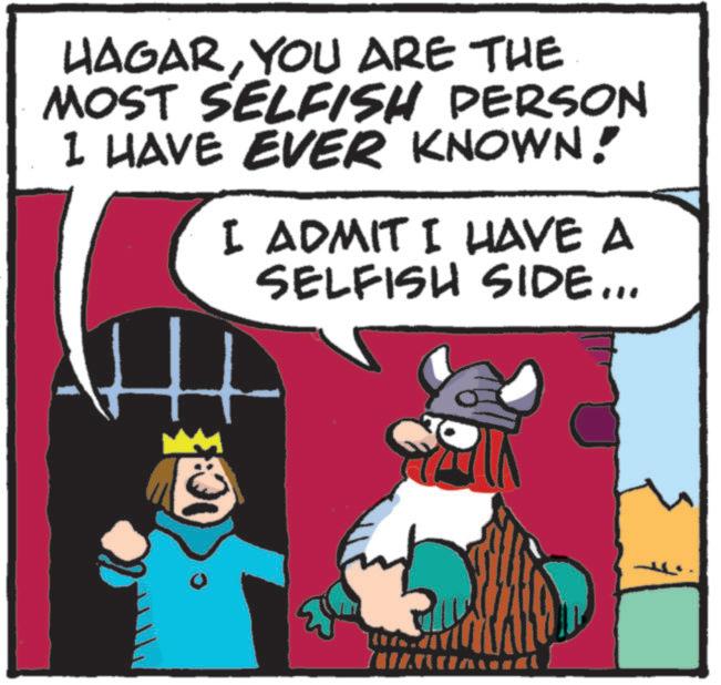 Conversation OCR: HAGARYOU ARE THE MOST SELFISH PERSON 1 HAVE EVER KNOWN! I ADMIT I HAVE A SELFISH SIDE... HAGARYOU ARE THE MOST SELFISH PERSON 1 HAVE EVER KNOWN ! I ADMIT I HAVE A SELFISH SIDE ...