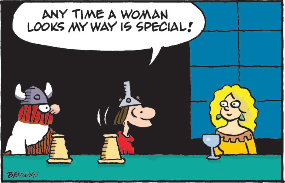 Clip art OCR: ANY TIME A WOMAN LOOKS MY WAY IS SPECIAL! BROWNE ANY TIME A WOMAN LOOKS MY WAY IS SPECIAL ! BROWNE