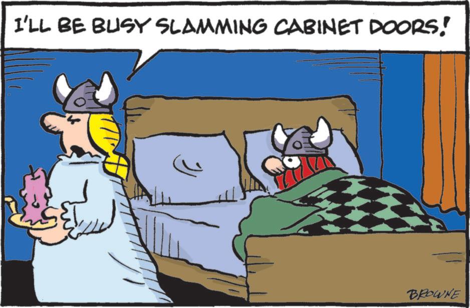 Moustache OCR: I'LL BE BUSY SLAMMING CABINET DOORS! I BROWNE I'LL BE BUSY SLAMMING CABINET DOORS ! I BROWNE
