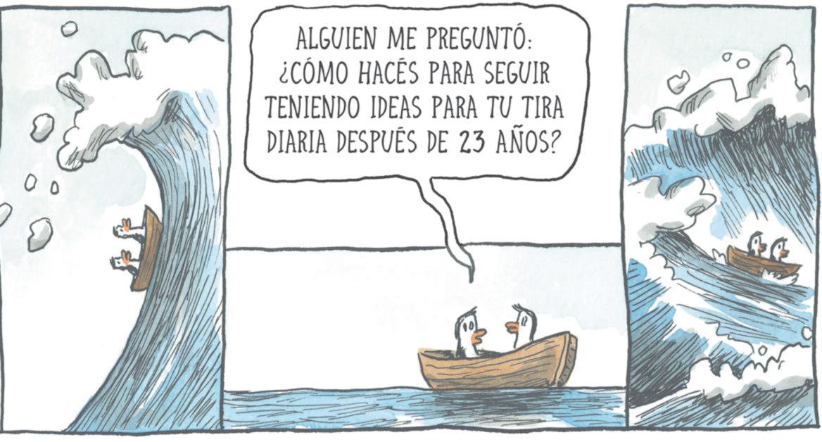 Boat OCR: 0 0 ALGUIEN ME PREGUNTÓ: ¿CÓMO HACES PARA SEGUIR TENIENDO IDEAS PARA TU TIRA DIARIA DESPUÉS DE 23 AÑOS? 0 0 ALGUIEN ME PREGUNTÓ : ¿ CÓMO HACES PARA SEGUIR TENIENDO IDEAS PARA TU TIRA DIARIA DESPUÉS DE 23 AÑOS ?
