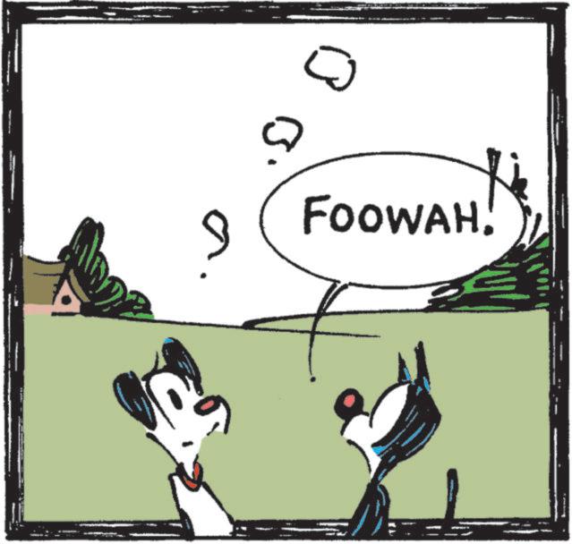Fictional character OCR: FOOWAH! FOOWAH !