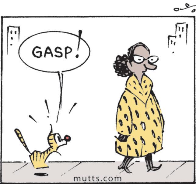 Animated cartoon OCR: GASP! mutts.com GASP ! mutts.com