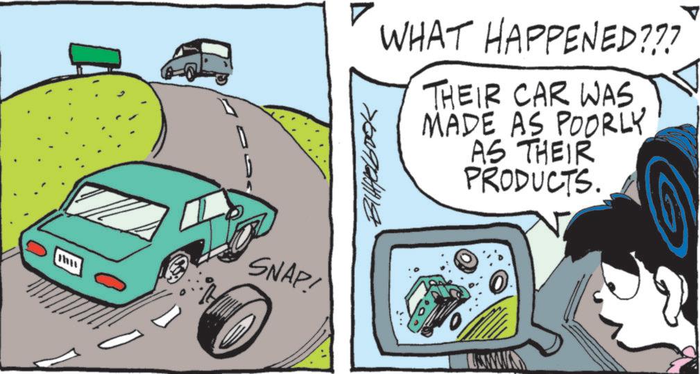 Animation OCR: 1 WHAT HAPPENED??? THEIR CAR WAS MADE AS POORLY AS THEIR PRODUCTS. 7009/2/11/2 SNAP! 1 WHAT HAPPENED ??? THEIR CAR WAS MADE AS POORLY AS THEIR PRODUCTS . 7009/2/11/2 SNAP !