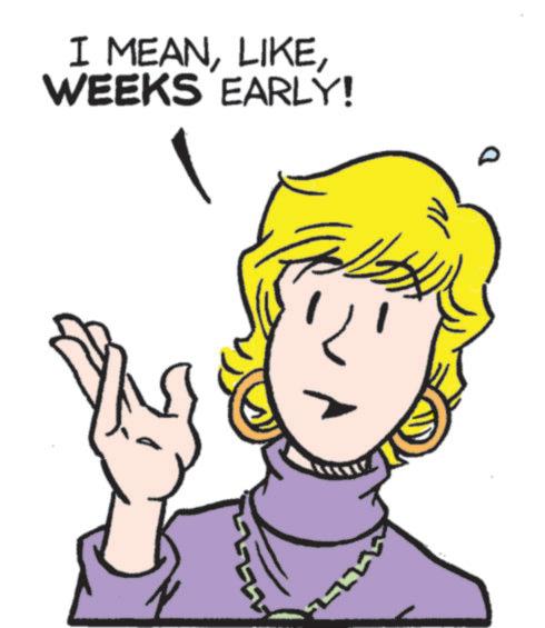 Fiction OCR: I MEANWEEKS EARLY! D I MEANWEEKS EARLY ! D