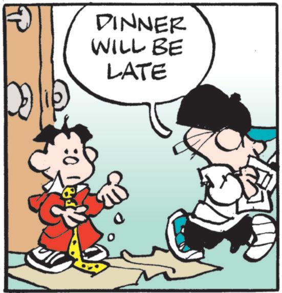Graphics OCR: 0: 0 DINNER WILL BE LATE 0 : 0 DINNER WILL BE LATE