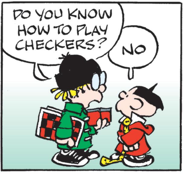 Comic book OCR: DO YOU KNOW HOW TO PLAY CHECKERS? NO DO YOU KNOW HOW TO PLAY CHECKERS ? NO