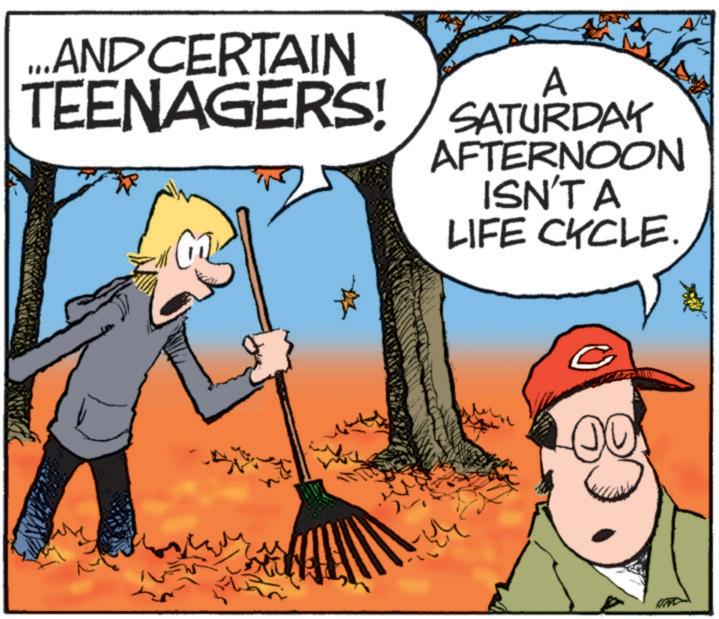 Fictional character OCR: ...AND CERTAIN A TEENAGERS! SATURDAY AFTERNOON ISN'T A LIFE CYCLE. C 00 ? ... AND CERTAIN A TEENAGERS ! SATURDAY AFTERNOON ISN'T A LIFE CYCLE . C 00 ?