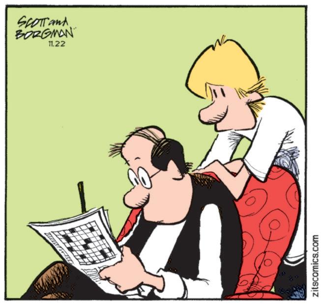 Animation OCR: SCOTT and BORGMAN 11.22 zitscomics.com SCOTT and BORGMAN 11.22 zitscomics.com