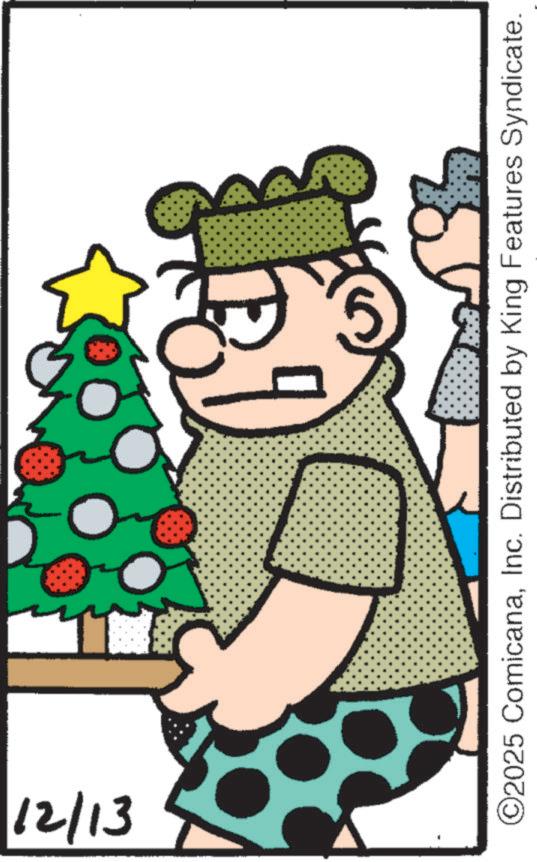 Clip art OCR: 12/13 ©2025 ComicanaInc. Distributed by King Features Syndicate. 12/13 © 2025 ComicanaInc. Distributed by King Features Syndicate .