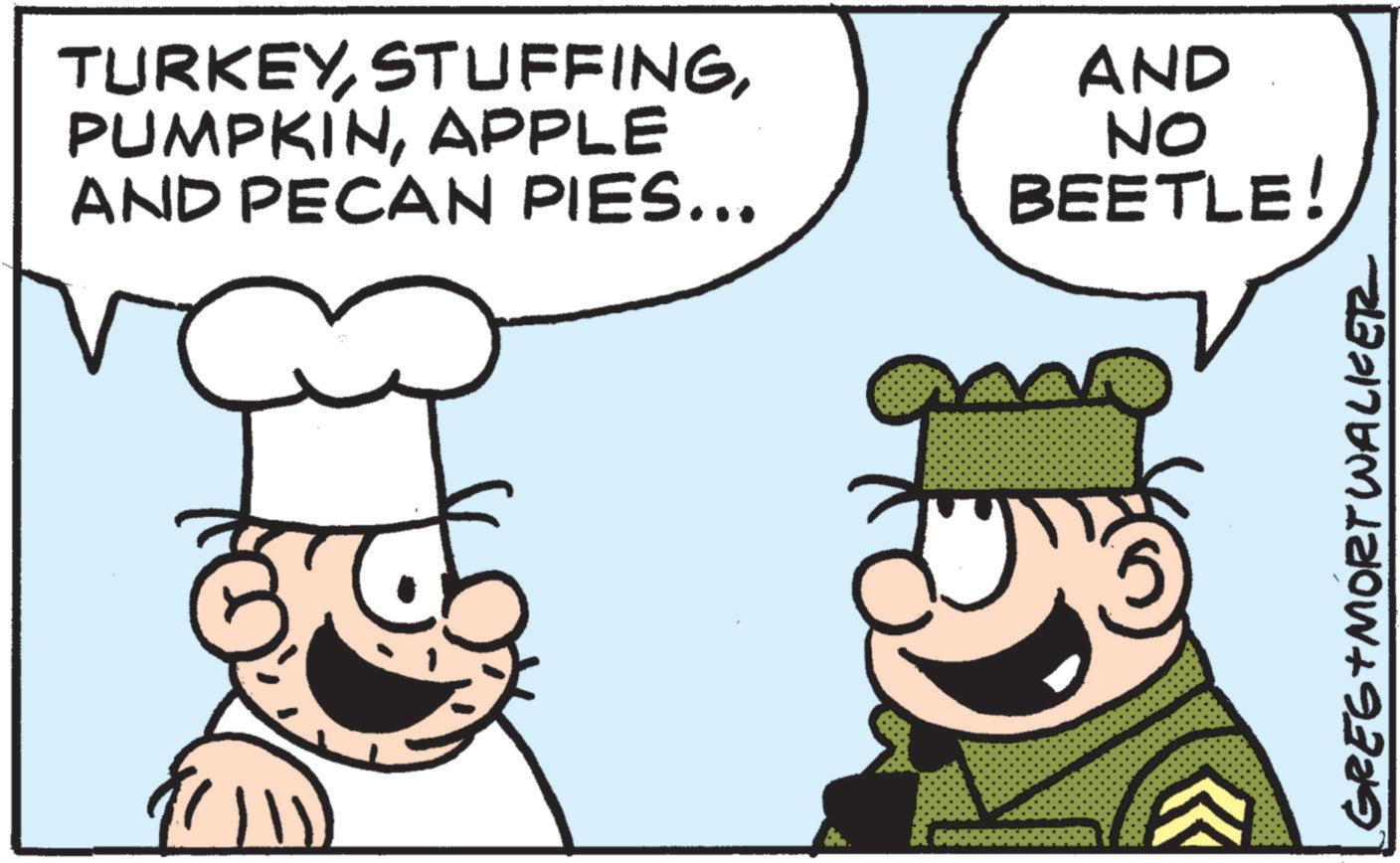 APPLE AND PECAN PIES... AND NO BEETLE! GREG MORTWALKER TURKEYAPPLE AND PECAN PIES ... AND NO BEETLE ! GREG MORTWALKER