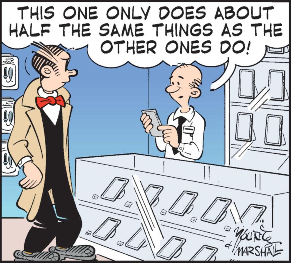 Fictional character OCR: THIS ONE ONLY DOES ABOUT HALF THE SAME THINGS AS THE OTHER ONES DO! 0.0 d YOUTHCE MARSHAL THIS ONE ONLY DOES ABOUT HALF THE SAME THINGS AS THE OTHER ONES DO ! 0.0 d YOUTHCE MARSHAL