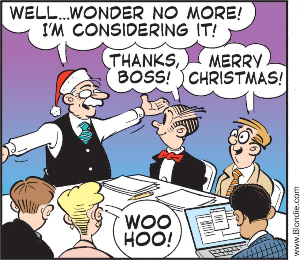 Debate OCR: WELL...WONDER NO MORE! I'M CONSIDERING IT! THANKSBOSS! MERRY CHRISTMAS! WOO HOO! www.Blondie.com WELL ... WONDER NO MORE ! I'M CONSIDERING IT ! THANKSBOSS ! MERRY CHRISTMAS ! WOO HOO ! www.Blondie.com