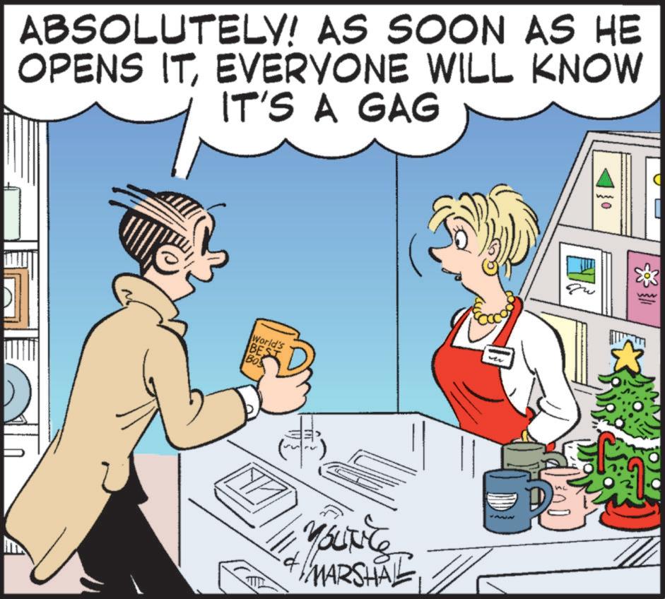 Comics OCR: ABSOLUTELY! AS SOON AS HE OPENS ITEVERYONE WILL KNOW IT'S A GAG World's BEST ??? Maile MARSHAL w ?? www ABSOLUTELY ! AS SOON AS HE OPENS ITEVERYONE WILL KNOW IT'S A GAG World's BEST ??? Maile MARSHAL w ?? www