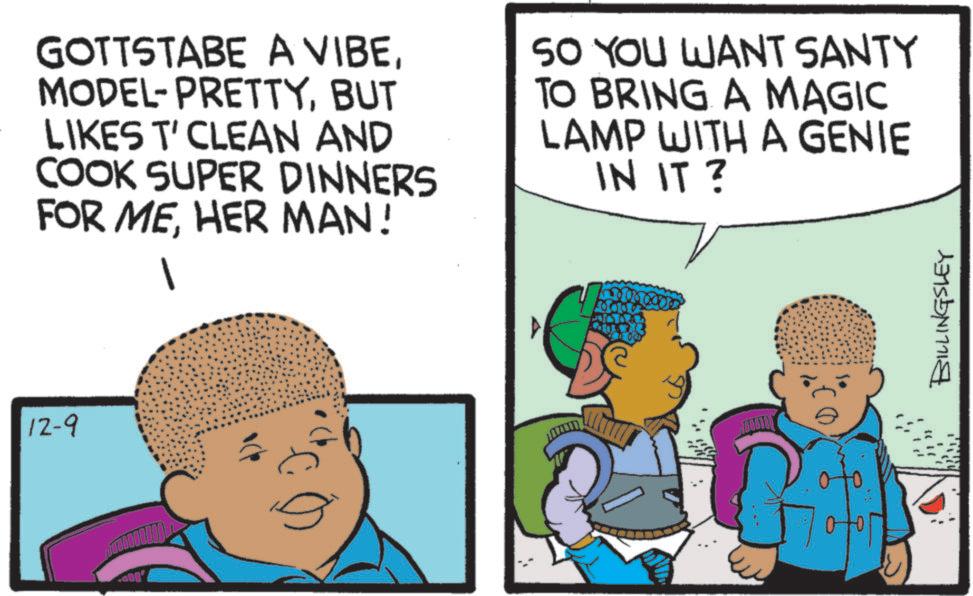 Fiction OCR: 12-9 GOTTSTABE A VIBEBUT LIKES T'CLEAN AND COOK SUPER DINNERS FOR MEHER MAN! SO YOU WANT SANTY TO BRING A MAGIC LAMP WITH A GENIE IN IT? BILLINGSLEY 12-9 GOTTSTABE A VIBEMODEL - PRETTYBUT LIKES T'CLEAN AND COOK SUPER DINNERS FOR MEHER MAN ! SO YOU WANT SANTY TO BRING A MAGIC LAMP WITH A GENIE IN IT ? BILLINGSLEY