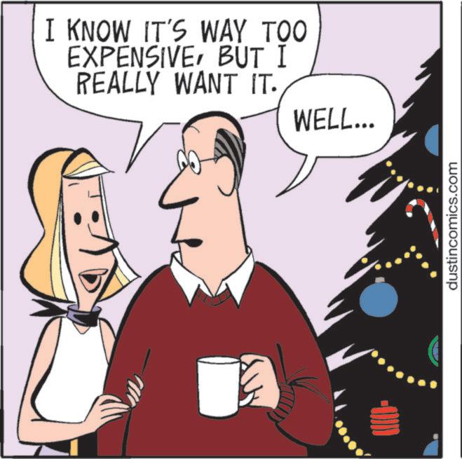 Animated cartoon OCR: I KNOW IT'S WAY TOO EXPENSIVEBUT I REALLY WANT IT. WELL... dustincomics.com I KNOW IT'S WAY TOO EXPENSIVEBUT I REALLY WANT IT . WELL ... dustincomics.com
