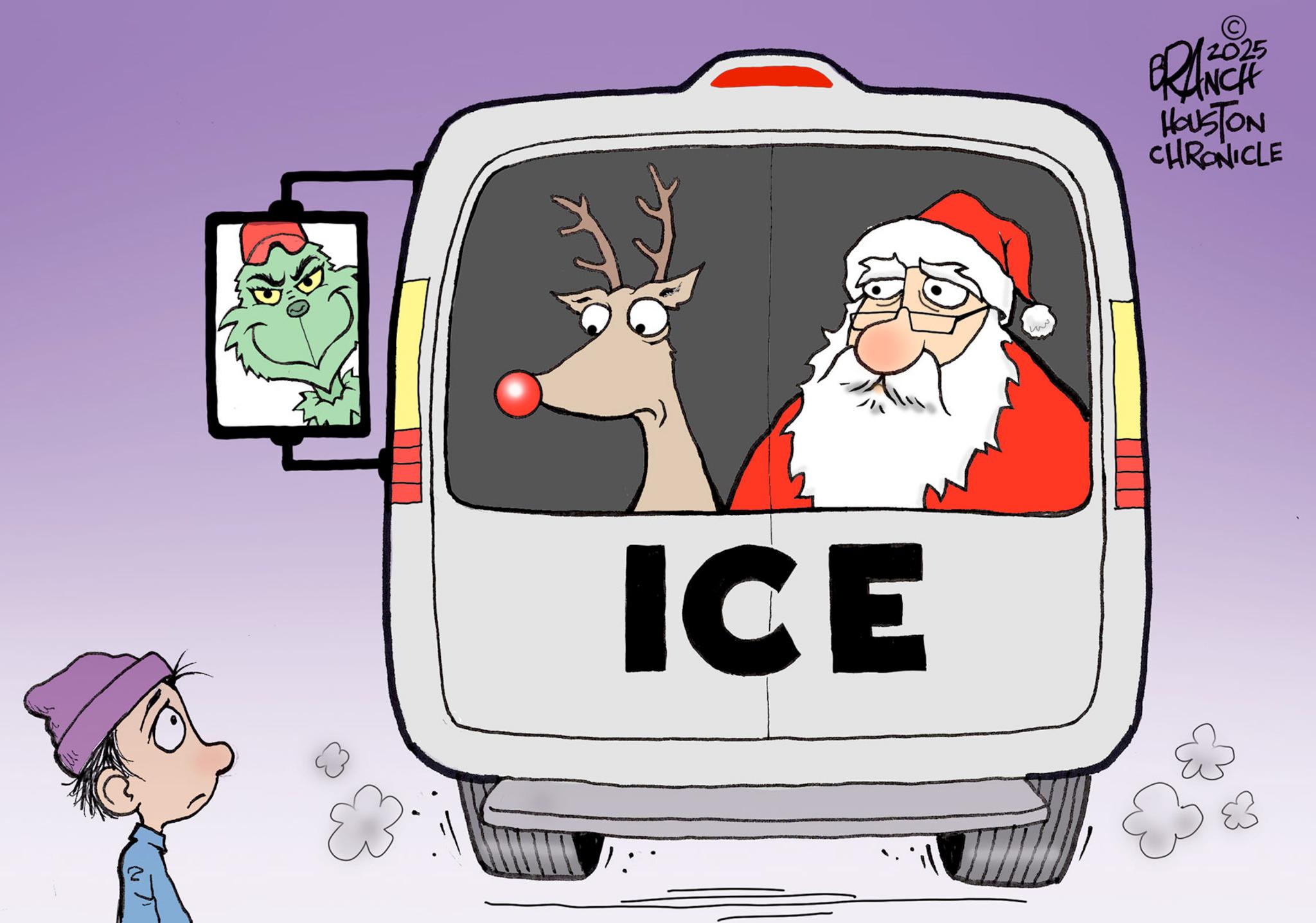 Christmas Day OCR: ICE 2025 BRANCH HOUSTON CHRONICLE ICE 2025 BRANCH HOUSTON CHRONICLE