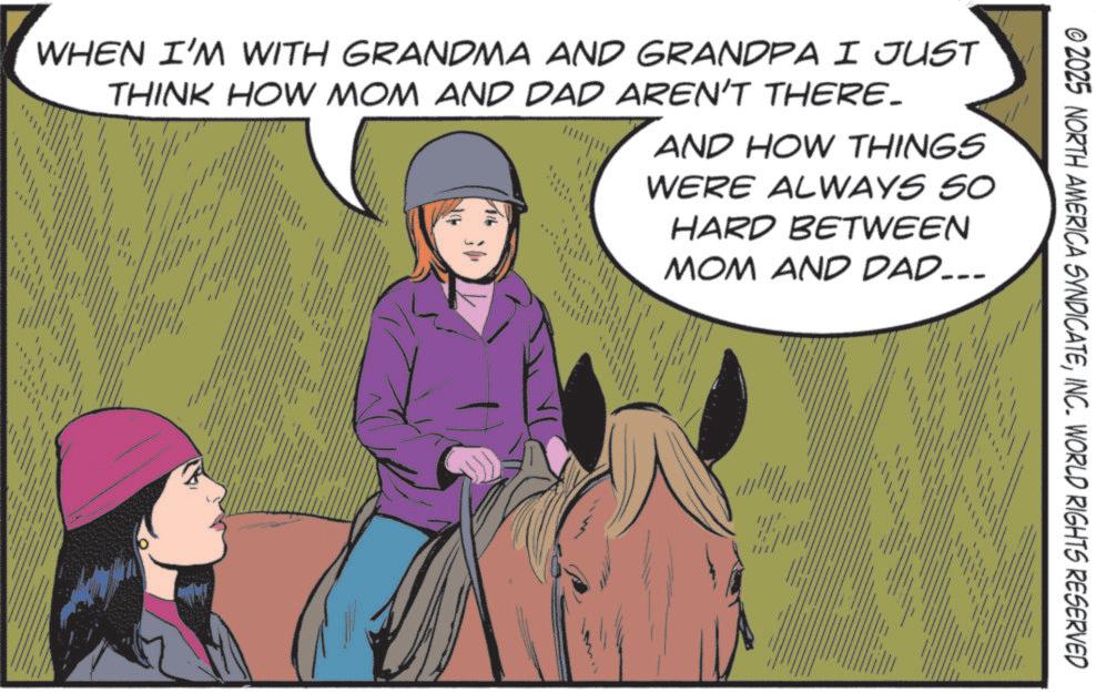 Livestock OCR: © 2025 NORTH AMERICA SYNDICATEINC. WORLD RIGHTS RESERVED WHEN I'M WITH GRANDMA AND GRANDPA I JUST THINK HOW MOM AND DAD AREN'T THERE. 9114 AND HOW THINGS WERE ALWAYS SO HARD BETWEEN MOM AND DAD... © 2025 NORTH AMERICA SYNDICATEINC . WORLD RIGHTS RESERVED WHEN I'M WITH GRANDMA AND GRANDPA I JUST THINK HOW MOM AND DAD AREN'T THERE . 9114 AND HOW THINGS WERE ALWAYS SO HARD BETWEEN MOM AND DAD ...