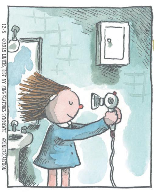 Child art OCR: ++ G 12-5 2025 LINIERSDIST. BY KING FEATURES SYNDICATE @LINIERSCARTOON ++ G 12-5 2025 LINIERSDIST . BY KING FEATURES SYNDICATE @LINIERSCARTOON