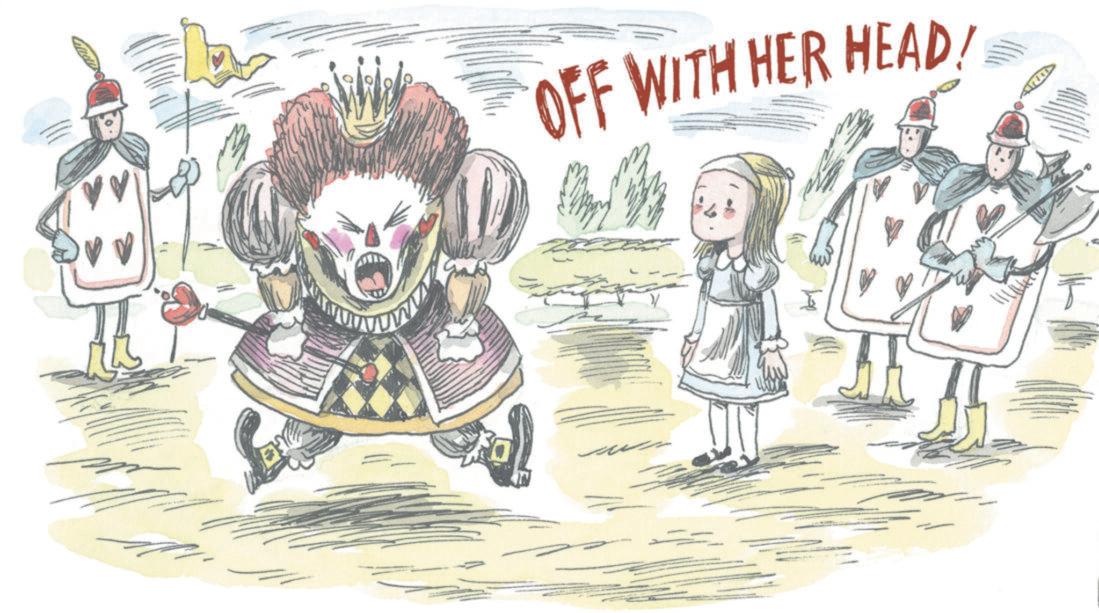 Child art OCR: www OFF WITH HER HEAD! I www OFF WITH HER HEAD ! I