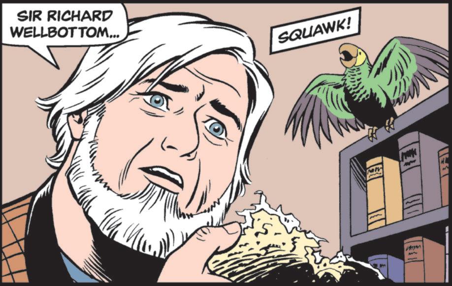 Moustache OCR: SIR RICHARD WELLBOTTOM... SQUAWK! M SIR RICHARD WELLBOTTOM ... SQUAWK ! M