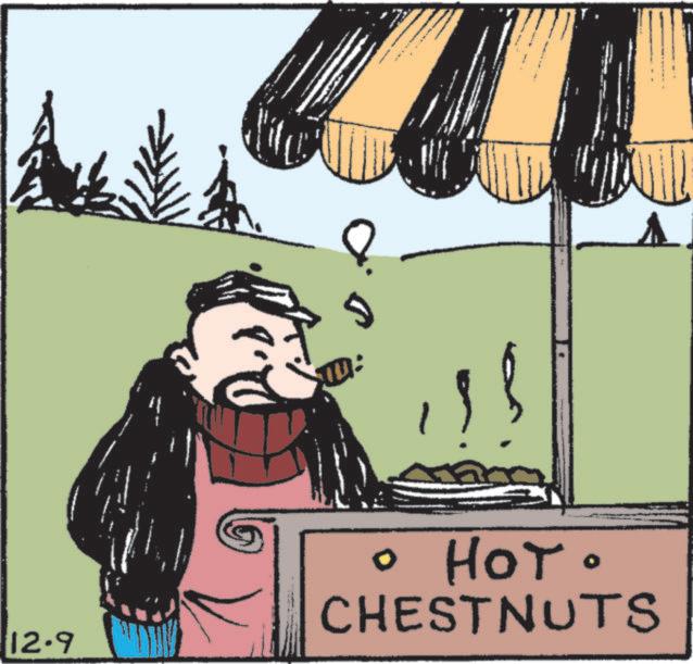 Animation OCR: TU: 12-9 ? HOT · CHESTNUTS TU : 12-9 ? HOT · CHESTNUTS