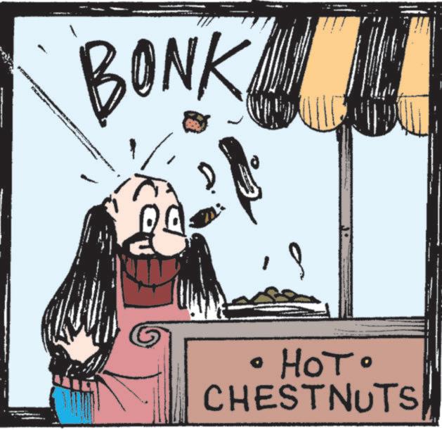 Fiction OCR: BONK • HOT° CHESTNUTS BONK • HOT ° CHESTNUTS