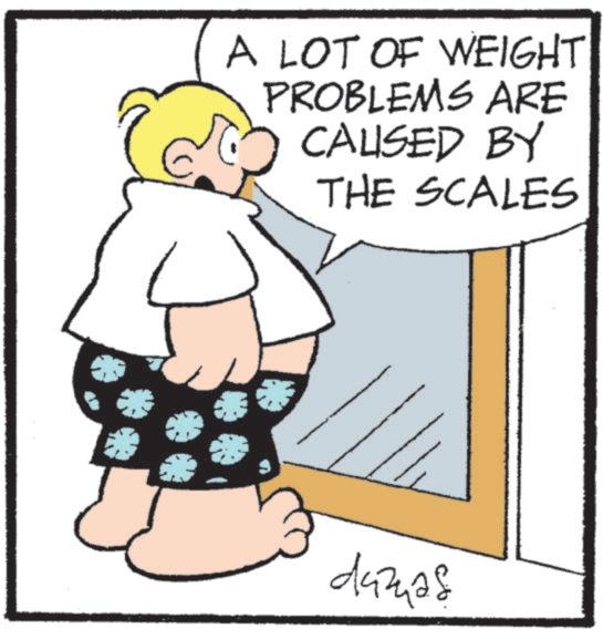 Animated cartoon OCR: A LOT OF WEIGHT PROBLEMS ARE CAUSED BY THE SCALES damas A LOT OF WEIGHT PROBLEMS ARE CAUSED BY THE SCALES damas