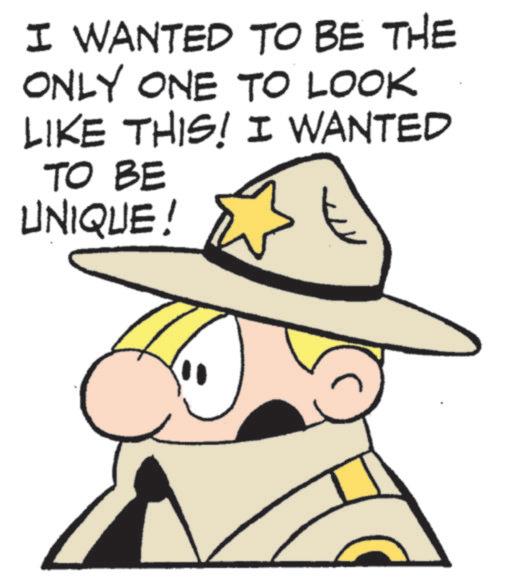 Animation OCR: I WANTED TO BE THE ONLY ONE TO LOOK LIKE THIS! I WANTED TO BE UNIQUE! I WANTED TO BE THE ONLY ONE TO LOOK LIKE THIS ! I WANTED TO BE UNIQUE !