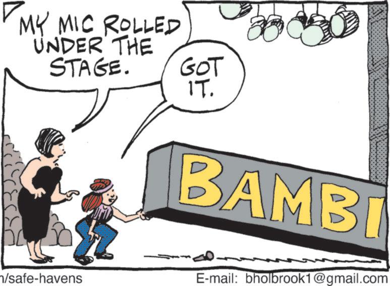 Graphics OCR: ? MY MIC ROLLED UNDER THE STAGE. n/safe-havens GOT IT. BAMBI ?? E-mail: bholbrook1@gmail.com ? MY MIC ROLLED UNDER THE STAGE . n / safe - havens GOT IT . BAMBI ?? E - mail : bholbrook1@gmail.com