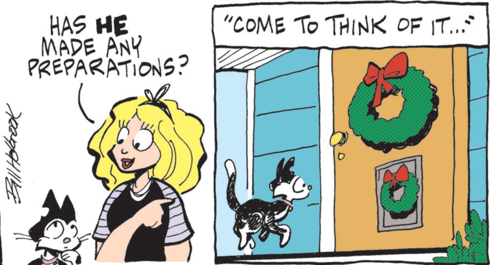Comics OCR: Bill Holbrook HAS HE MADE ANY PREPARATIONS? "COME TO THINK OF IT... Bill Holbrook HAS HE MADE ANY PREPARATIONS ? " COME TO THINK OF IT ...
