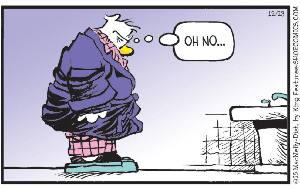 Comics OCR: OH NO... 12/23 25 MacNelly-Dist. by King Features-SHOECOMICS.COM OH NO ... 12/23 25 MacNelly - Dist . by King Features-SHOECOMICS.COM