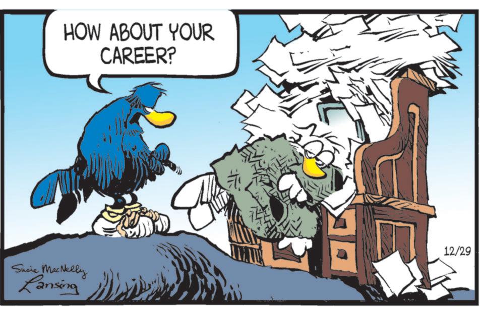 Comics OCR: HOW ABOUT YOUR CAREER? Susie MacNelly Lansing 12/29 HOW ABOUT YOUR CAREER ? Susie MacNelly Lansing 12/29