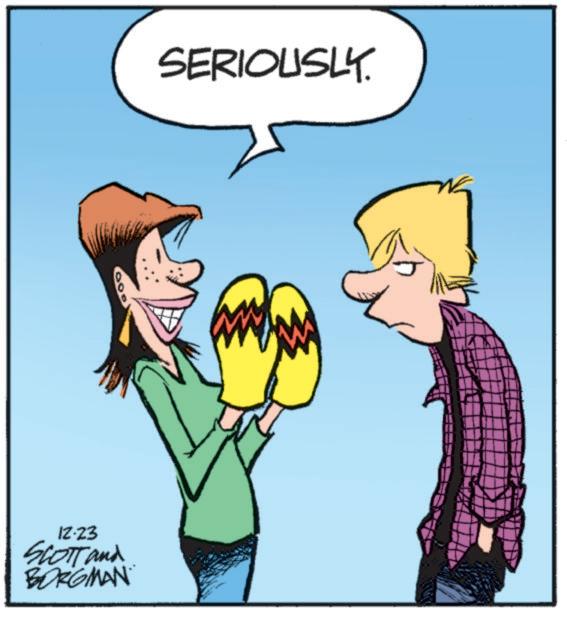 Graphics OCR: 12.23 SCOTT and BORGMAN SERIOUSLY. 12.23 SCOTT and BORGMAN SERIOUSLY .
