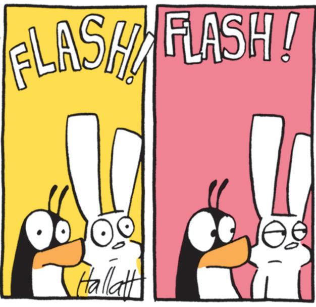 Clip art OCR: FLASH FLASH! ?Hallatt FLASH FLASH ! ? Hallatt