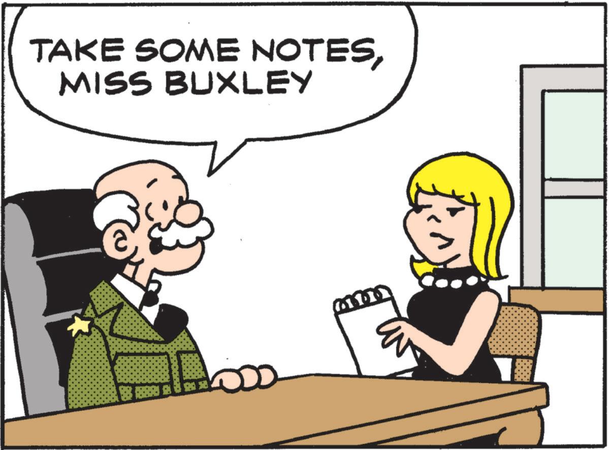 Comics OCR: TAKE SOME NOTESMISS BUXLEY TAKE SOME NOTESMISS BUXLEY
