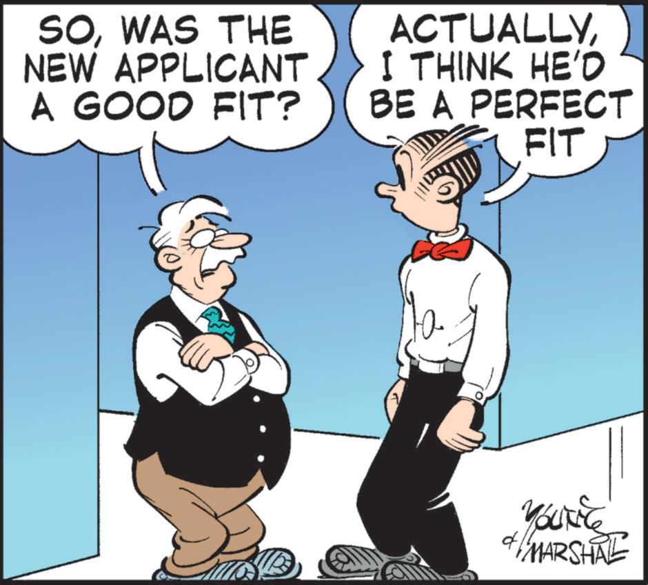Comics OCR: SOWAS THE NEW APPLICANT A GOOD FIT? ACTUALLYI THINK HE'D BE A PERFECT FIT Yourite & MARSHAL SOWAS THE NEW APPLICANT A GOOD FIT ? ACTUALLYI THINK HE'D BE A PERFECT FIT Yourite & MARSHAL