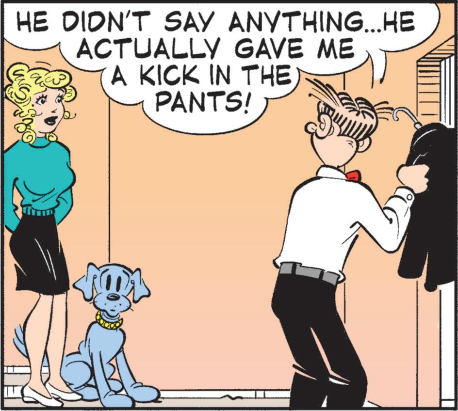 Animation OCR: HE DIDN'T SAY ANYTHING...HE ACTUALLY GAVE ME A KICK IN THE PANTS! HE DIDN'T SAY ANYTHING ... HE ACTUALLY GAVE ME A KICK IN THE PANTS !
