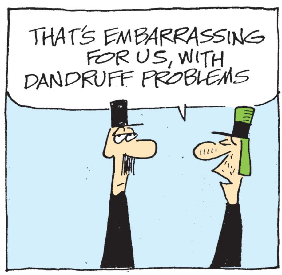 Animation OCR: THAT'S EMBARRASSING FOR USWITH DANDRUFF PROBLEMS 1 THAT'S EMBARRASSING FOR USWITH DANDRUFF PROBLEMS 1
