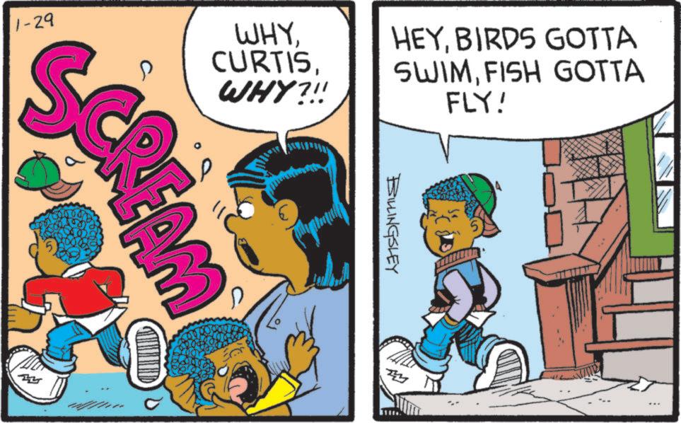 Comics OCR: 1-29 WHYWHY?!! HEYBIRDS GOTTA SWIMFISH GOTTA FLY! BILLINGSLEY 1-29 WHYWHY ? !! HEYBIRDS GOTTA SWIMFISH GOTTA FLY ! BILLINGSLEY