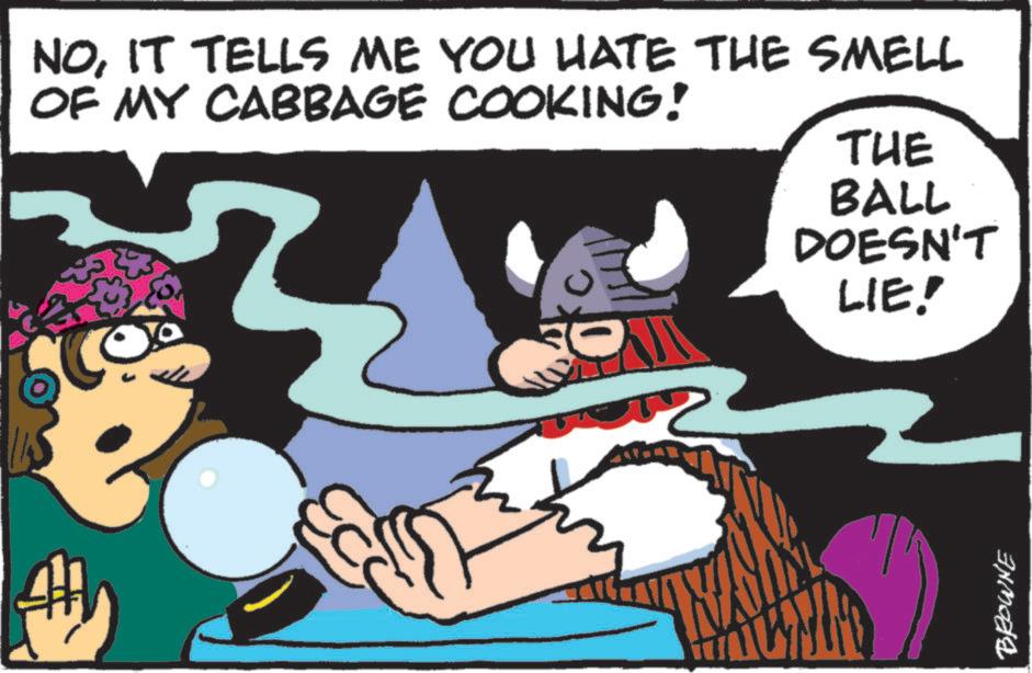Graphics OCR: NOIT TELLS ME YOU HATE THE SMELL OF MY CABBAGE COOKING! C THE BALL DOESN'T LIE! BROWNE NOIT TELLS ME YOU HATE THE SMELL OF MY CABBAGE COOKING ! C THE BALL DOESN'T LIE ! BROWNE