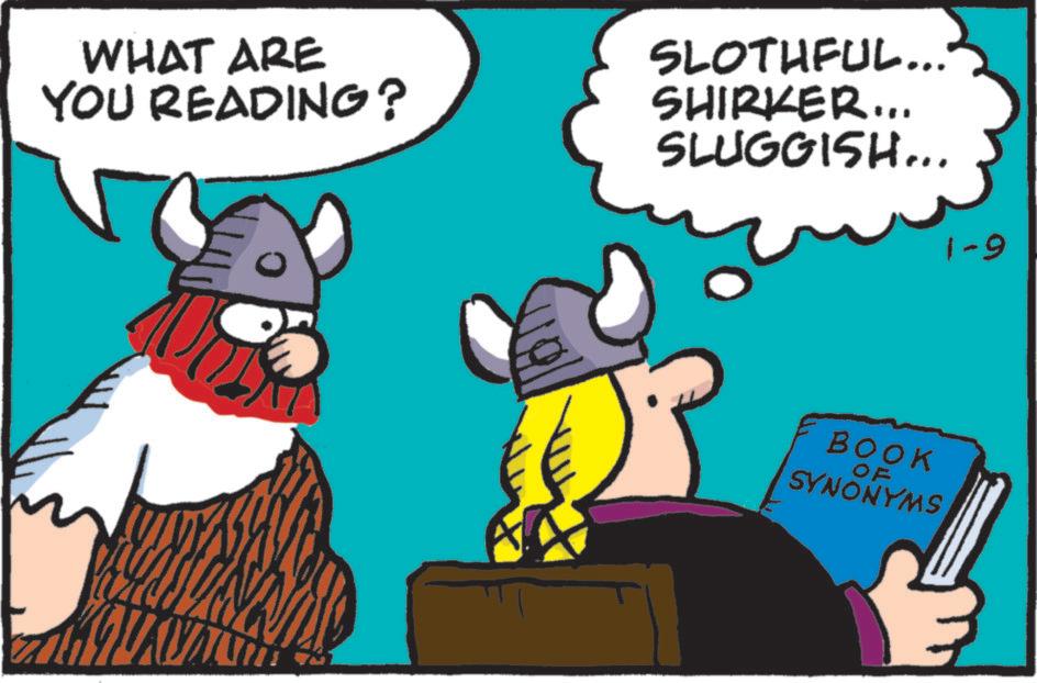 Comic book OCR: WHAT ARE YOU READING? SLOTHFUL... SHIRKER... SLUGGISH... 1-9 BOOK OF SYNONYMS WHAT ARE YOU READING ? SLOTHFUL ... SHIRKER ... SLUGGISH ... 1-9 BOOK OF SYNONYMS