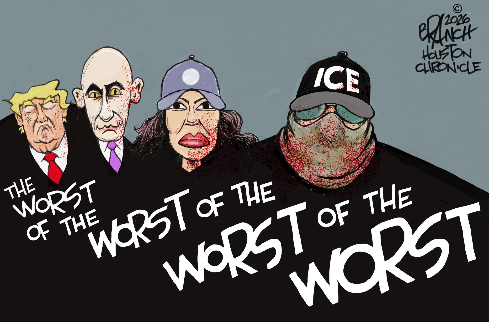 Animation Faces (1) OCR: THE WORST OF THE WORST OF THE ICE © 2026 INCH HOUSTON CHRONICLE WORST OF THE WORST THE WORST OF THE WORST OF THE ICE © 2026 INCH HOUSTON CHRONICLE WORST OF THE WORST