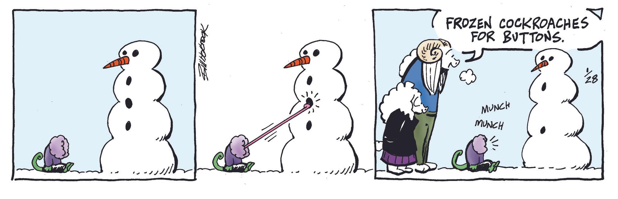 Snowman OCR: Billiobook FROZEN COCKROACHES FOR BUTTONS. MUNCH MUNCH 128 ?? Billiobook FROZEN COCKROACHES FOR BUTTONS . MUNCH MUNCH 128 ??