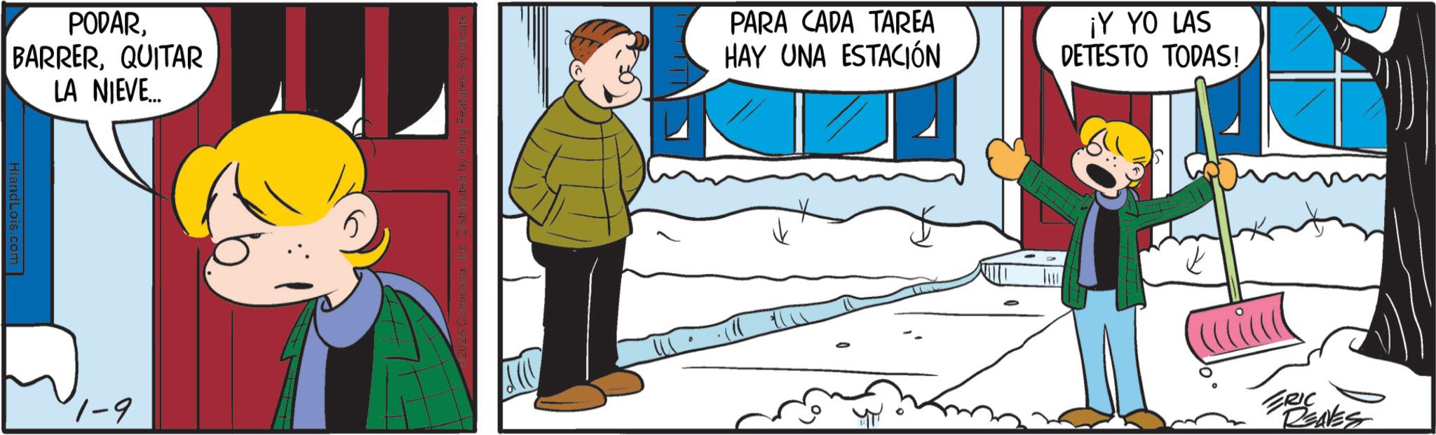 Child OCR: PODARQUITAR LA NIEVE... PARA CADA TAREA HAY UNA ESTACIÓN HiandLois.com 1-9 ¡Y YO LAS DETESTO TODAS! ERIC REAVES PODARQUITAR LA NIEVE ... PARA CADA TAREA HAY UNA ESTACIÓN HiandLois.com 1-9 ¡ Y YO LAS DETESTO TODAS ! ERIC REAVES