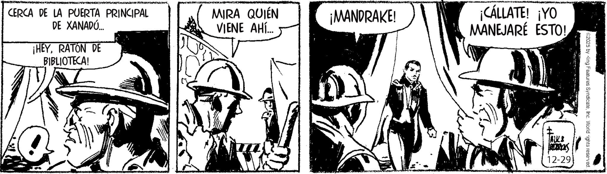 Animation OCR: CERCA DE LA PUERTA PRINCIPAL DE XANADÚ... ¡HEYRATON DE BIBLIOTECA! MIRA QUIÉN VIENE AHÍ... ¡MANDRAKE! ¡CALLATE! ¡YO MANEJARÉ ESTO! D AKS JADROS 12-29 CERCA DE LA PUERTA PRINCIPAL DE XANADÚ ... ¡ HEYRATON DE BIBLIOTECA ! MIRA QUIÉN VIENE AHÍ ... ¡ MANDRAKE ! ¡ CALLATE ! ¡ YO MANEJARÉ ESTO ! D AKS JADROS 12-29