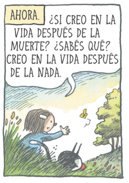 Headland OCR: AHORA. ¿SI CREO EN LA VIDA DESPUÉS DE LA MUERTE? ¿SABES QUÉ? CREO EN LA VIDA DESPUÉS DE LA NADA. 11 AHORA . ¿ SI CREO EN LA VIDA DESPUÉS DE LA MUERTE ? ¿ SABES QUÉ ? CREO EN LA VIDA DESPUÉS DE LA NADA . 11