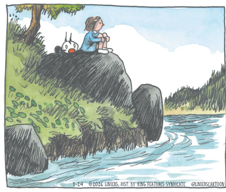 Raised beach OCR: m www 1-24 2026 LINIERSDIST. BY KING FEATURES SYNDICATE @LINIERSCARTOON m www 1-24 2026 LINIERSDIST . BY KING FEATURES SYNDICATE @LINIERSCARTOON