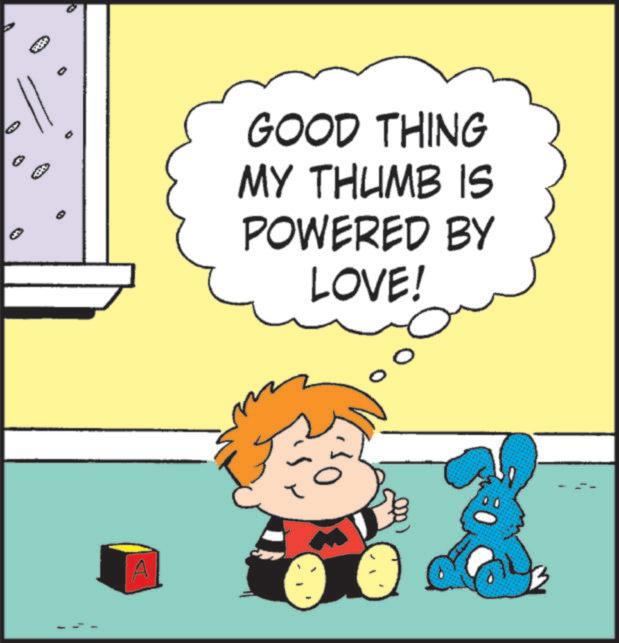 Graphics OCR: GOOD THING MY THUMB IS POWERED BY LOVE! A O GOOD THING MY THUMB IS POWERED BY LOVE ! A O